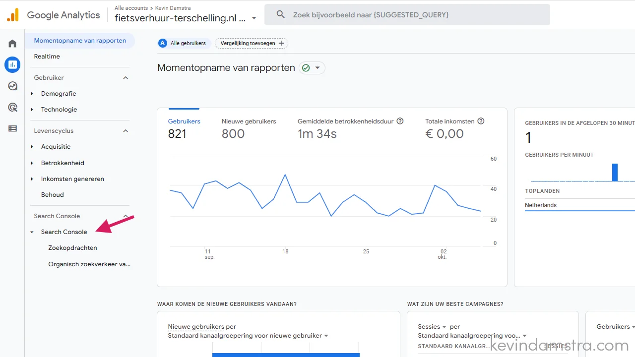 Google Analytics - Rapporten - Nieuwe rapporten beschikbaar